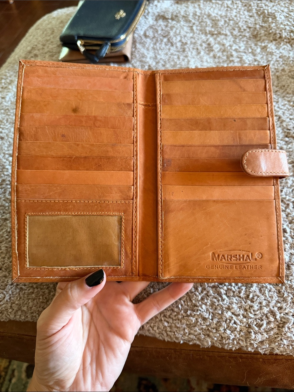 Marshall Tan Genuine Leather Wallet